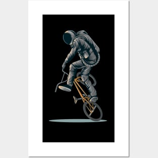 Astronaut Biker Posters and Art